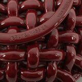 Jérôme Massier, woven ceramic fruit bowl for Vallauris, France.