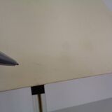 Hollywood Regency Acrylic Glass & Brass Table Lamp, Italy, 1970s