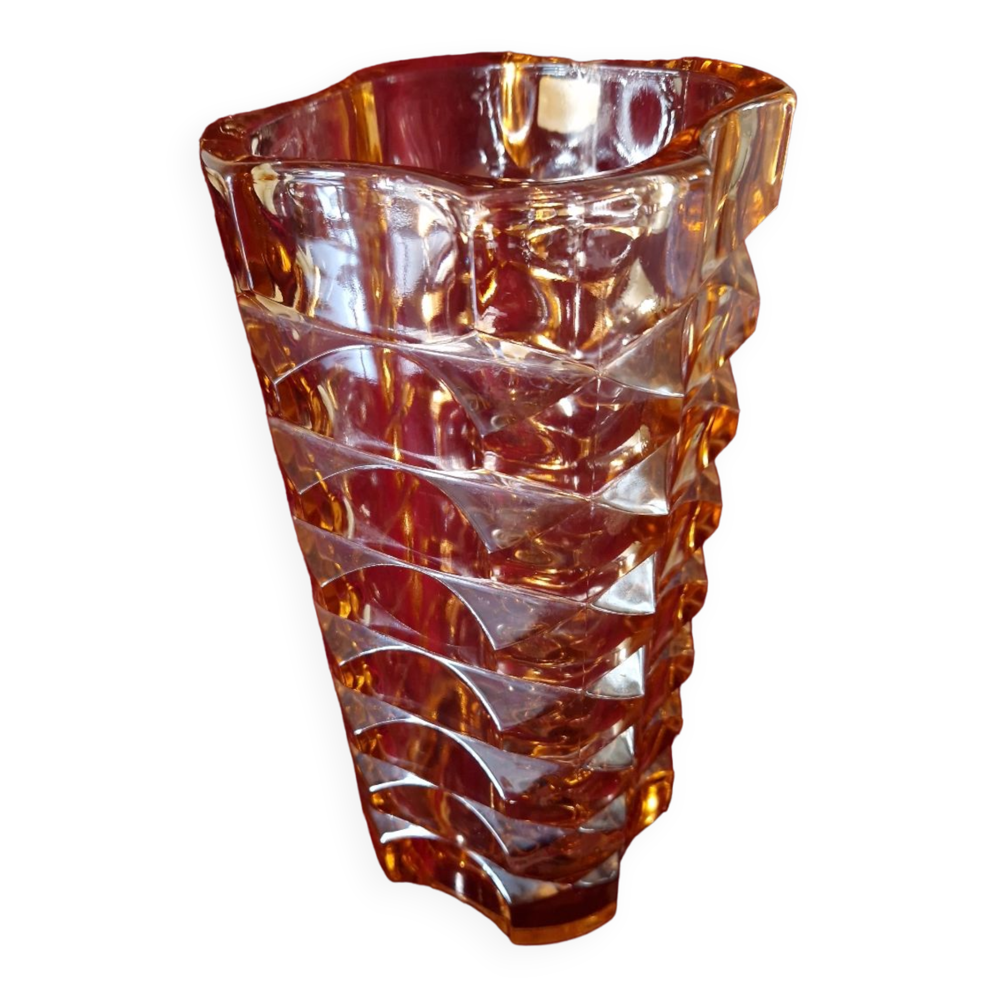 Vase Windsor vintage JG Durand Luminarc