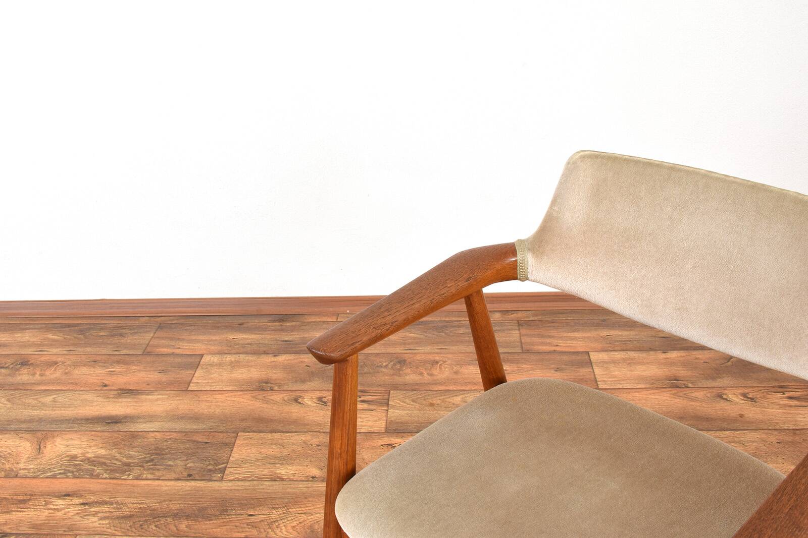 Mid-Century Danish Teak Armchair by Svend Åge Eriksen for Glostrup, 1960s.
