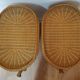 Pair of rattan sofa ends or elephant bedside tables