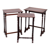 Antique England Victorian nesting tables 1880s