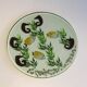Set of 4 resin trays, inlaid with seahorses, fish, seaweed, and shells.
