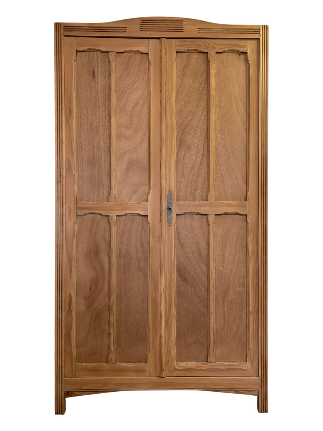 Parisian-style pine wardrobe, renovated