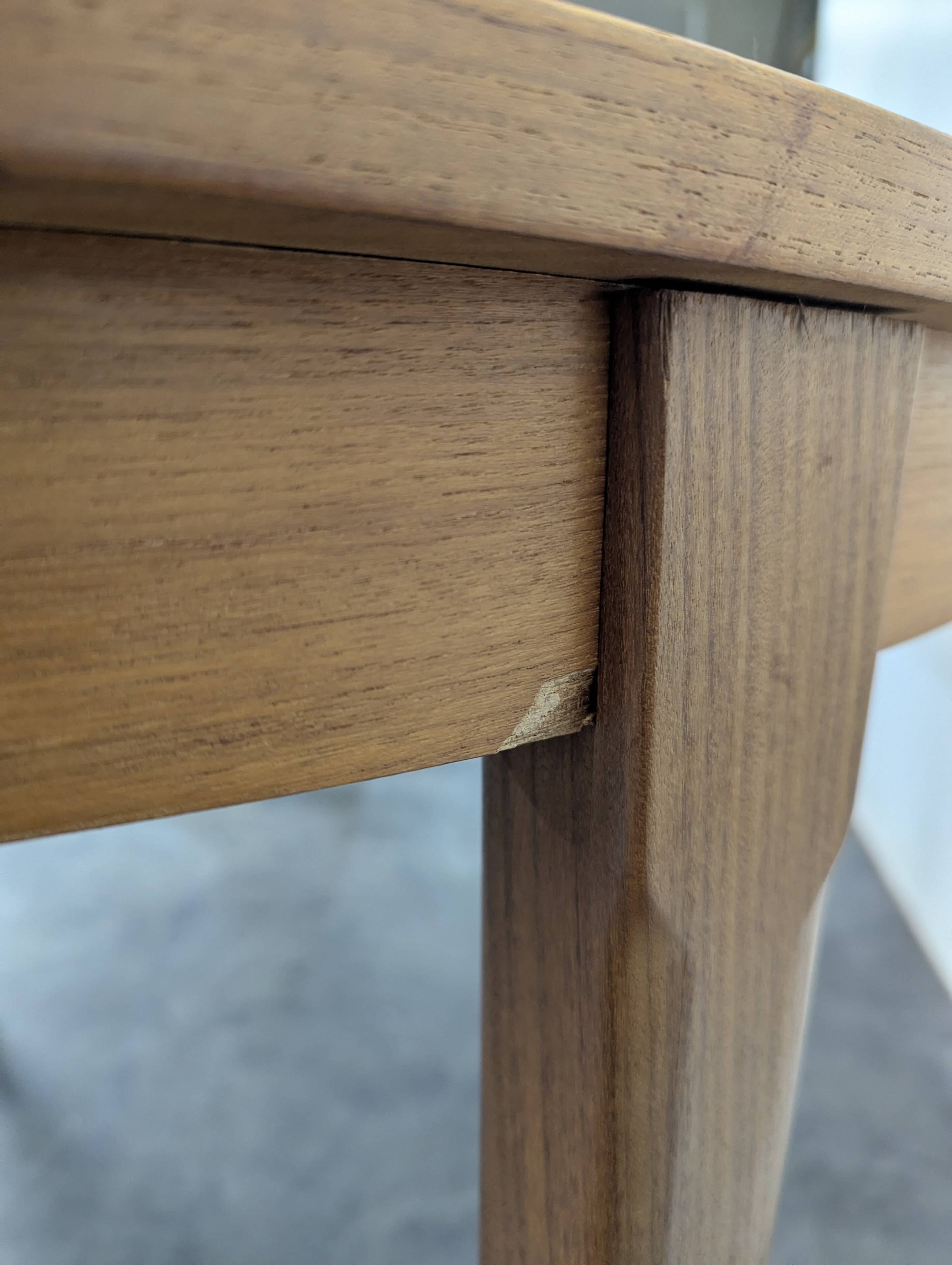 Scandinavian table in teak