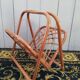 Vintage rattan magazine door, Czech