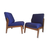 Pair of solid teak heaters 50s