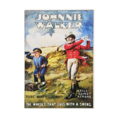 Affiche Johnnie Walker sur bois