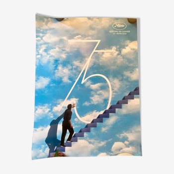 Affiche originale 75e Festival de Cannes
