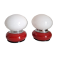 Pair of vintage bedside lamps