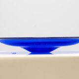 Glass bowl with gold foil, František Vízner, 1976, Czechoslovakia