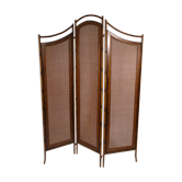 Screen fake bamboo in caning of Wicker France 1950
