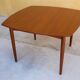 Scandinavian dining table extendable teak by Henry Walter Klein