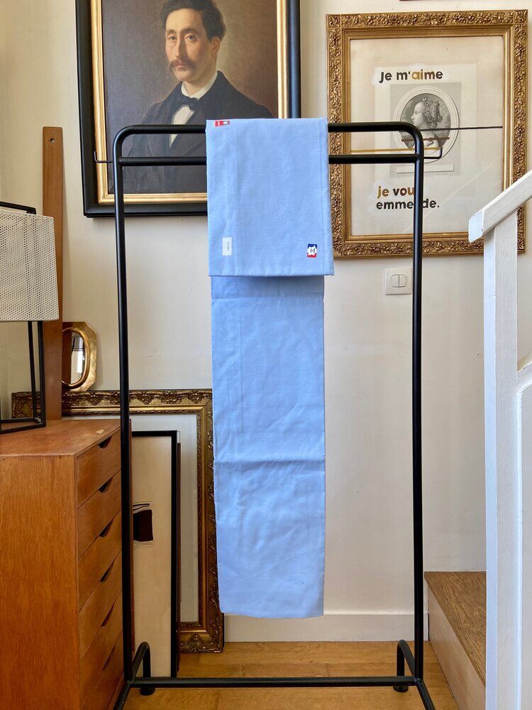 Sky blue half-breed cover 140 x 190 cm