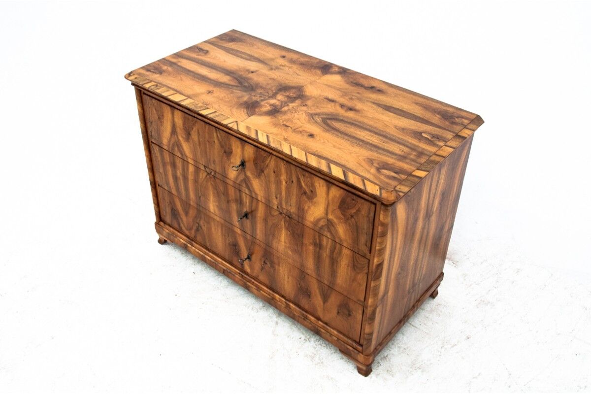 Antique chest of drawers, northern europe, around 1850, after renovation