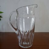 Crystal water broc Baccarat - model cote d'azur - Signed