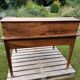 Antique solid wood desk