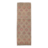 Rug For Hallway Red & Brown Kilim Runner Rug, 92x280Cm