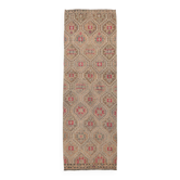 Rug For Hallway Red & Brown Kilim Runner Rug, 92x280Cm