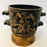 Mortar and solid bronze pestle, 1930