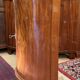 Antique Biedermeier Demi-Lune Mahogany Cabinet 1820