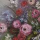 Toile bouquet de fleurs signé Alma