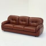 Vintage design sofa from Poltrona in imitation leather