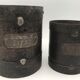 Set of 2 measures or grain pots double liter and liter in iron XlXh