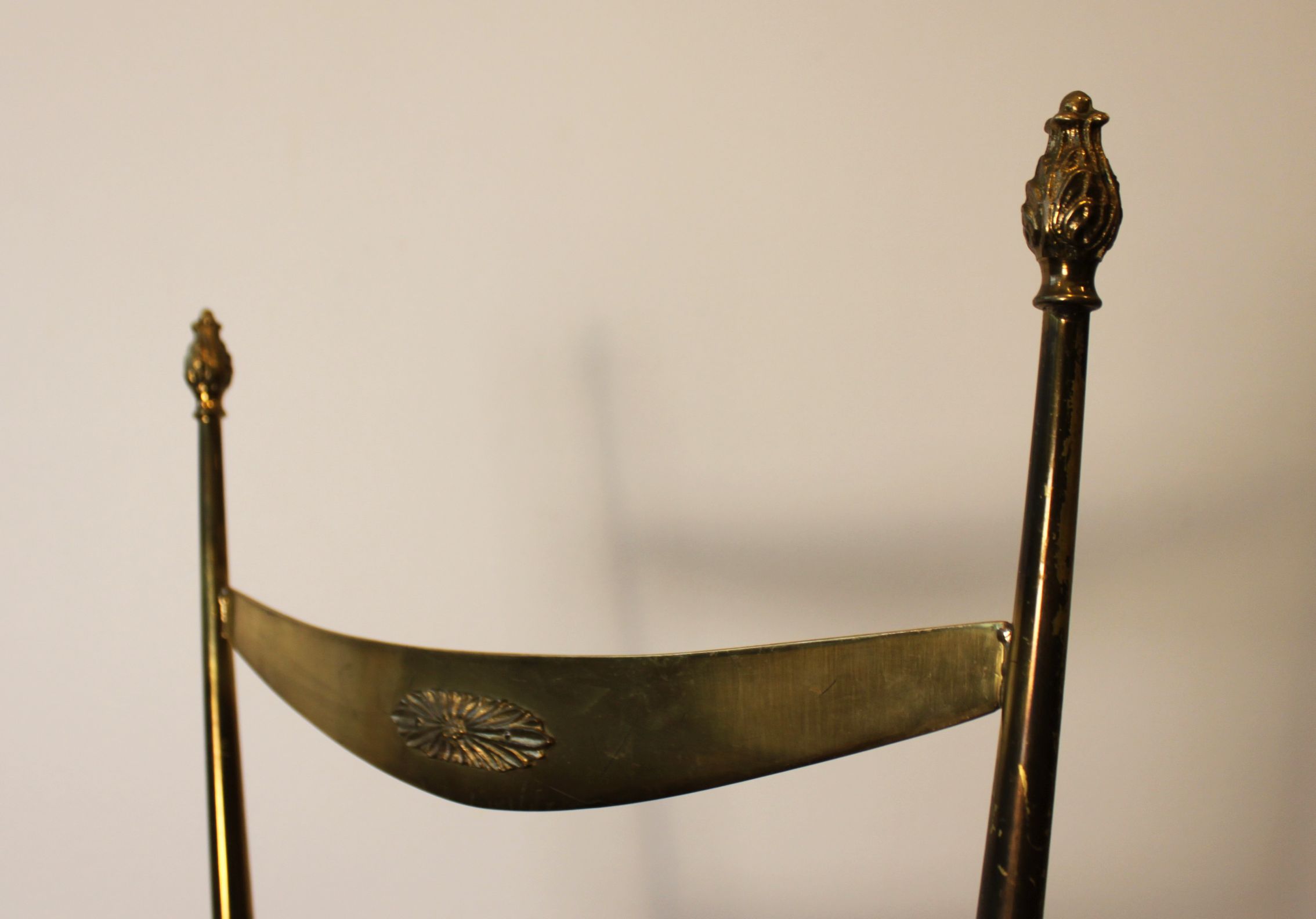 High-back Chiavari chair by Gaetano Descalzi, Italy, 1950