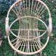 Bamboo rattan armchairs 60s