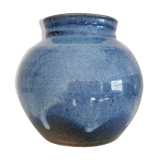 Vase boule en grès émaillé