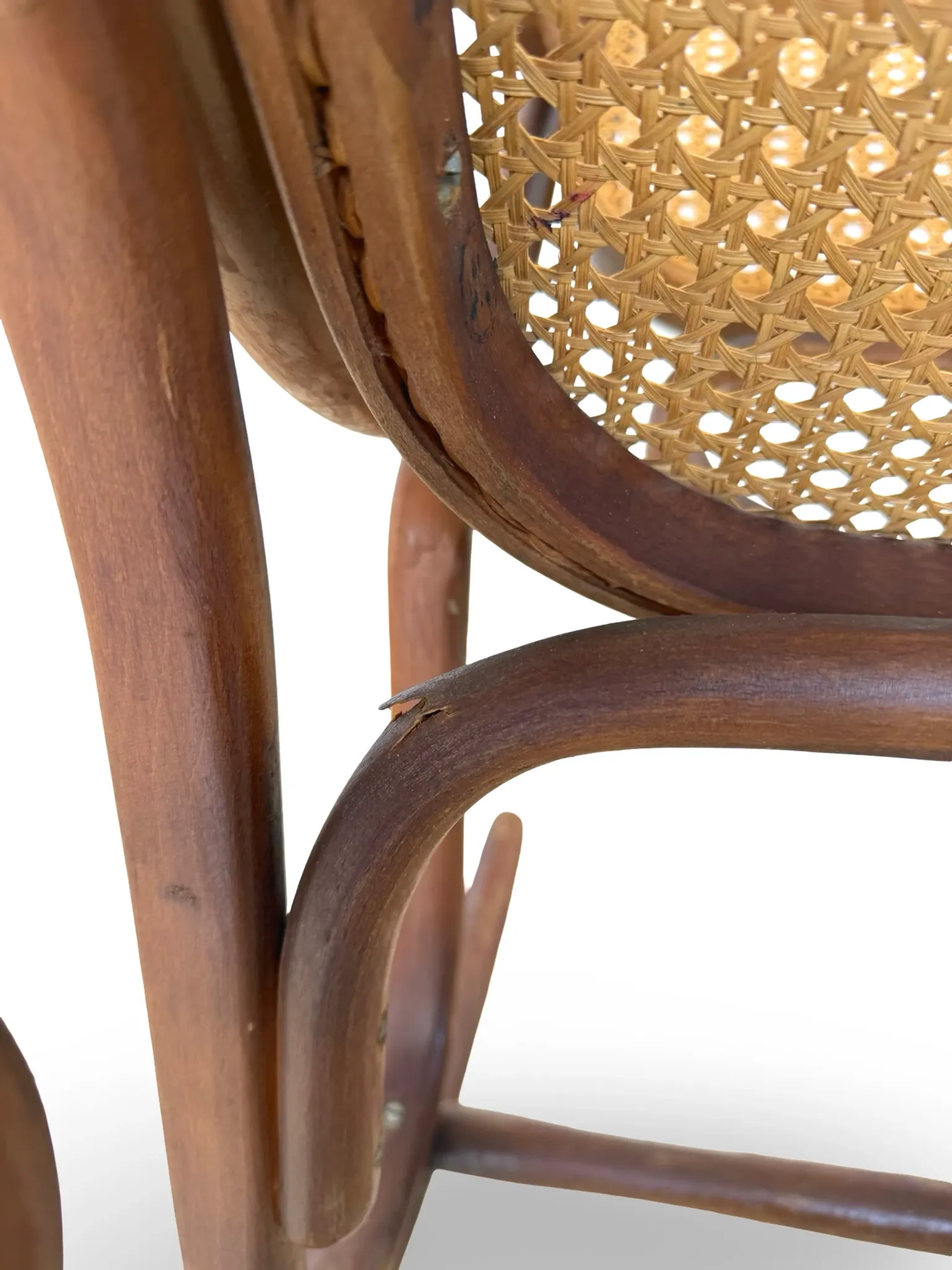 Vintage Bentwood Rocking Chair in the Thonet Tradition, by FMG, 1940s/