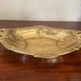 Art deco brass basket