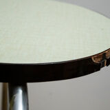 Old tab in vintage light green formica