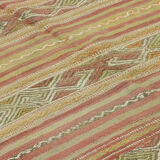 Anatolian handmade kilim rug 195 cm x 136 cm