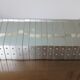 Series of 16 70s aluminium pads
