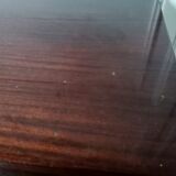 Bedside in lacquered mahogany 1950s, Baguès style