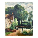 Ancient landscape painting