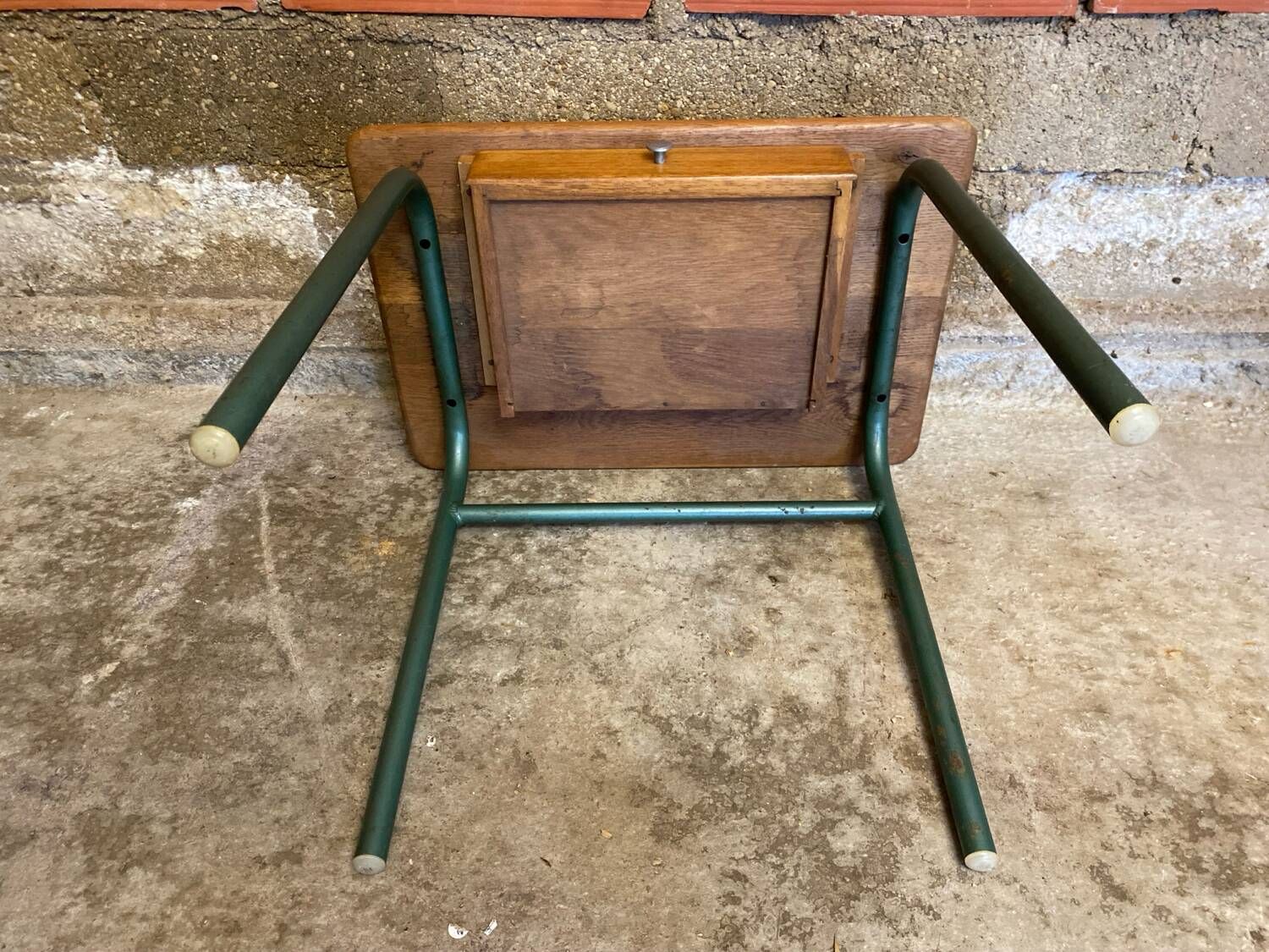 Bureau Ecolier MULLCA MCA 321 de Jacques Hitier Pieds Tube Métal & Bois