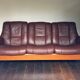 Erkones Stressless 3-seater leather reclining sofa