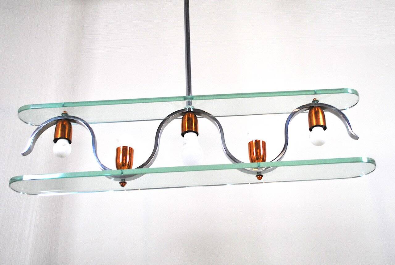Suspension lamp, Italy, 1950s