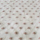 Large Provençal boutis from the 19th century, 195 x 190 cm.