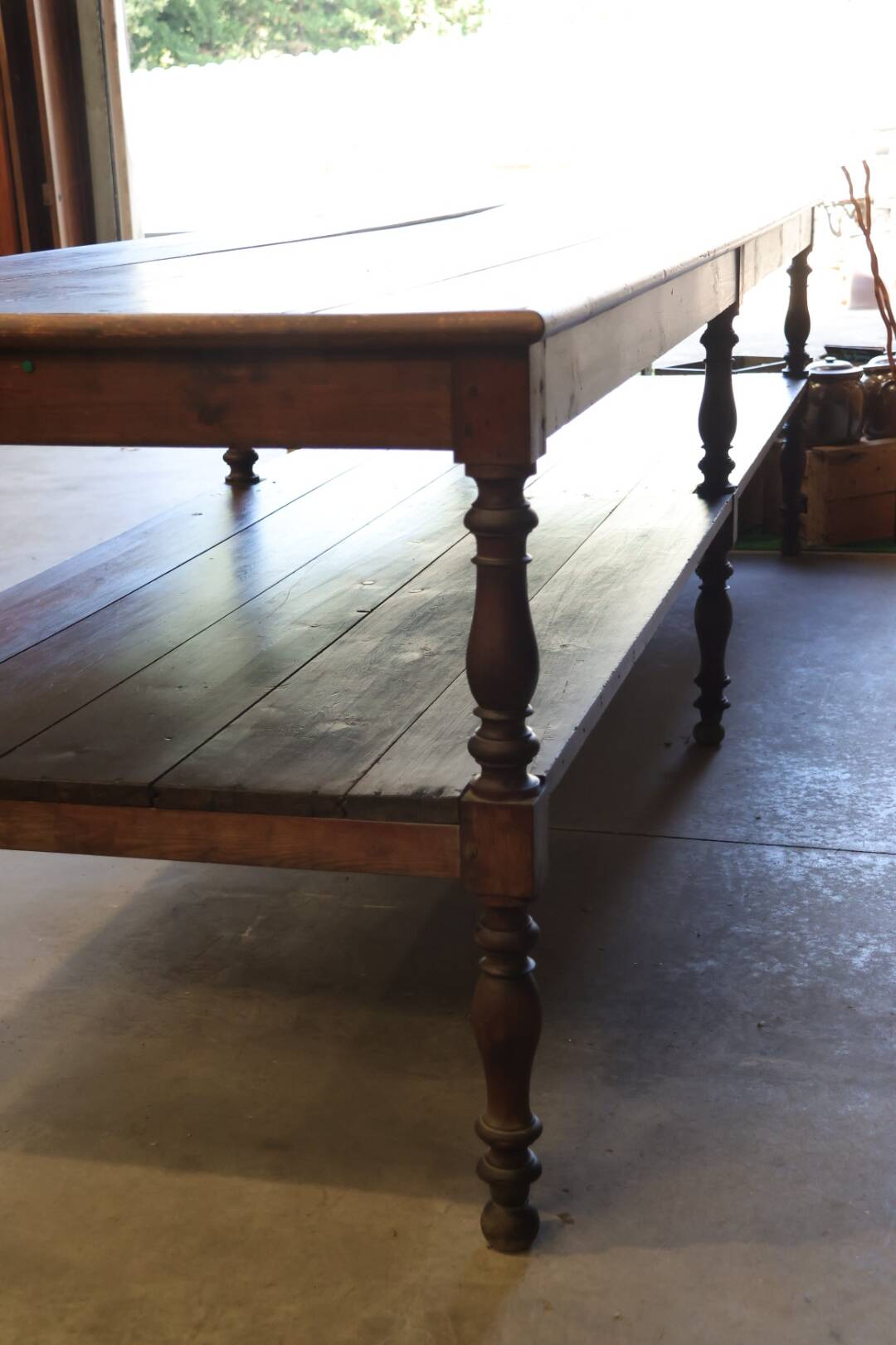 Oak draper's table