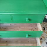 Commode verte Farmhouse style