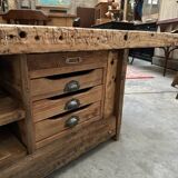 Huge workbench at the beginning of the 20th century transformed into a TV unit