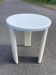 Tabouret blanc et beige Tatay 1960