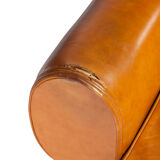 Pair of armchairs Club mustache leather