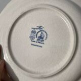 4 flat plates Gien iron earth