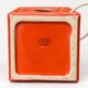 Vintage orange ceramic lamp – Poteries du Marais – 1970s