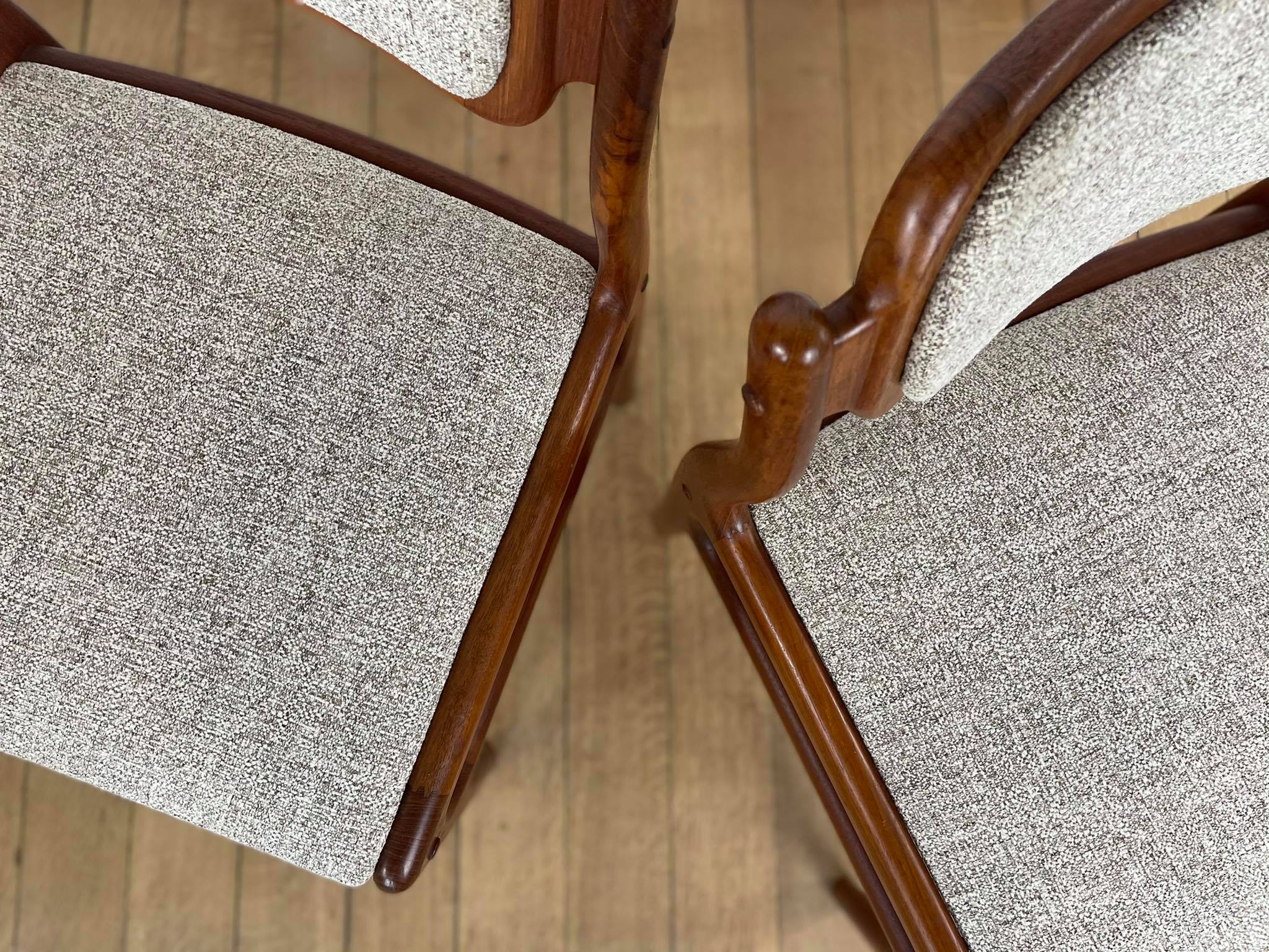 Set of 4 rosewood chairs Johannes Andersen